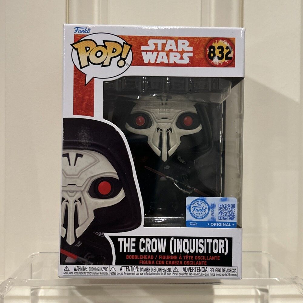 Funko POP! Star Wars The Crow Inquisitor w/ Protector Exclusive #832🔥